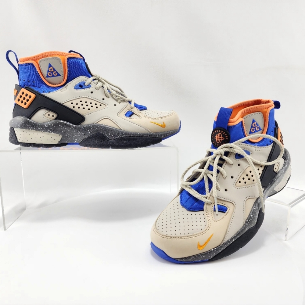 NIKE ACG AIR MOWABB - Sneakers, Birch/Bright Mandarin, Size 7 Men
